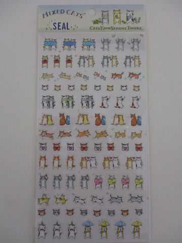 Cute Kawaii San-X Mixed Cats Sticker Sheet - A - for Planner Journal Scrapbook Craft