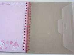 Cute Kawaii Sanrio Hello Kitty 6.25 x 7.25 in Creative DIY Spiral Notebook Notepad - Stationery Designer Paper Collection Journal Scrapbook - preowned