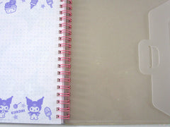 Cute Kawaii Sanrio Kuromi 6.25 x 7.25 in Creative DIY Spiral Notebook Notepad 2010 - Stationery Designer Paper Collection Journal Scrapbook - preowned