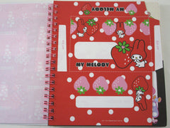 Cute Kawaii Sanrio My Melody 6.25 x 7.25 in Creative DIY Spiral Notebook Notepad 2010 - Stationery Designer Paper Collection Journal Scrapbook - preowned