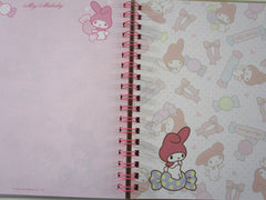 Cute Kawaii Sanrio My Melody 6.25 x 7.25 in Creative DIY Spiral Notebook Notepad 2010 - Stationery Designer Paper Collection Journal Scrapbook - preowned