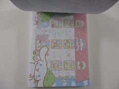 Rare ❤︎ Vintage *ੈ✩‧₊˚ Collectible ✿ Gift - Cute Kawaii Sanrio Cinnamoroll Windows of Friends 4 x 6 Inch Notepad / Memo Pad preowned - Stationery Designer Paper Collection Gift