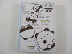 Cute Kawaii San-X Hamipa Panda 4 x 6 Inch Notepad / Memo Pad - D - Stationery Designer Paper Collection