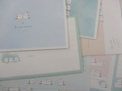 Cute Kawaii Q-Lia Birds Pastel Color Letter Sets - Stationery Writing Paper Envelope Penpal
