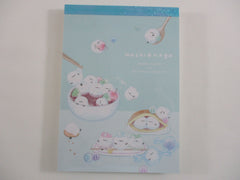 Cute Kawaii Q-Lia Bird Mochi 4 x 6 Inch Notepad / Memo Pad - Stationery Designer Paper Collection