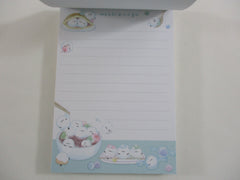 Cute Kawaii Q-Lia Bird Mochi 4 x 6 Inch Notepad / Memo Pad - Stationery Designer Paper Collection