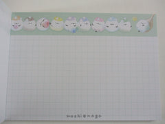 Cute Kawaii Q-Lia Bird Mochi 4 x 6 Inch Notepad / Memo Pad - Stationery Designer Paper Collection