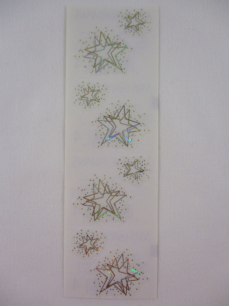 Mrs Grossman Star Dust Reflections Sticker Sheet / Module - Vintage & Collectible