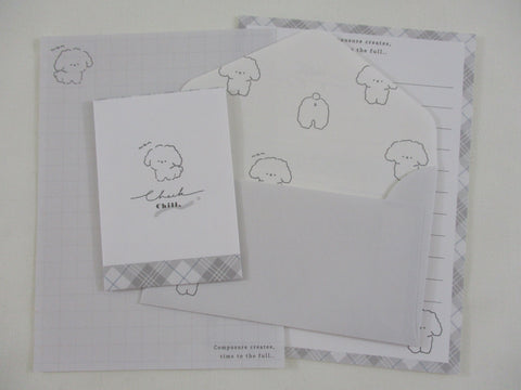 Cute Kawaii Q-Lia Dog Wan Mini Letter Sets