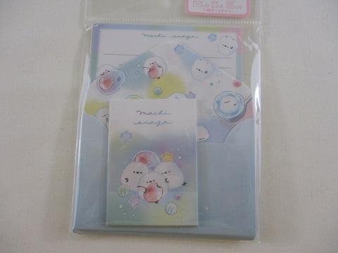 Cute Kawaii Q-Lia Bird Mochi Enaga MINI Letter Set Pack - Stationery Writing Note Paper Envelope Gift Surprise Note
