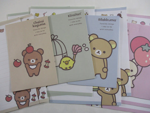 Cute Kawaii San-X Rilakkuma Korilakkuma Classic Letter Sets A - Stationery Writing Paper Envelope Penpal Gift