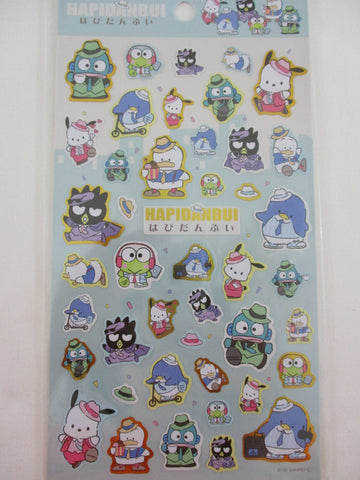 Cute Kawaii Sanrio Characters Badtz Keroppi Pochacco Hapidanbui B Large Sticker Sheet - for Journal Planner Craft