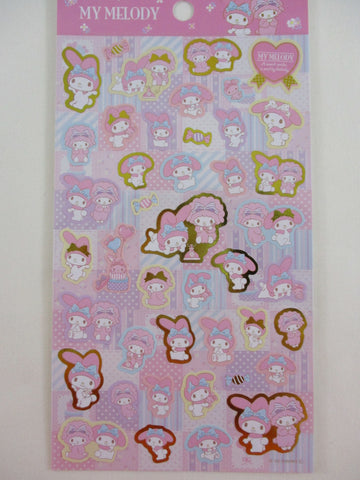 Cute Kawaii Sanrio My Melody Large Sticker Sheet - for Journal Planner Craft