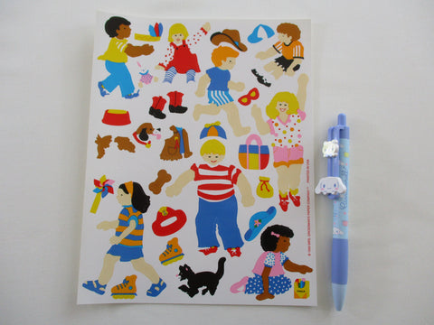 Mrs Grossman Kids and Pets Large Sticker Sheet / Module - 6.5 x 8.25 in - Vintage & Collectible