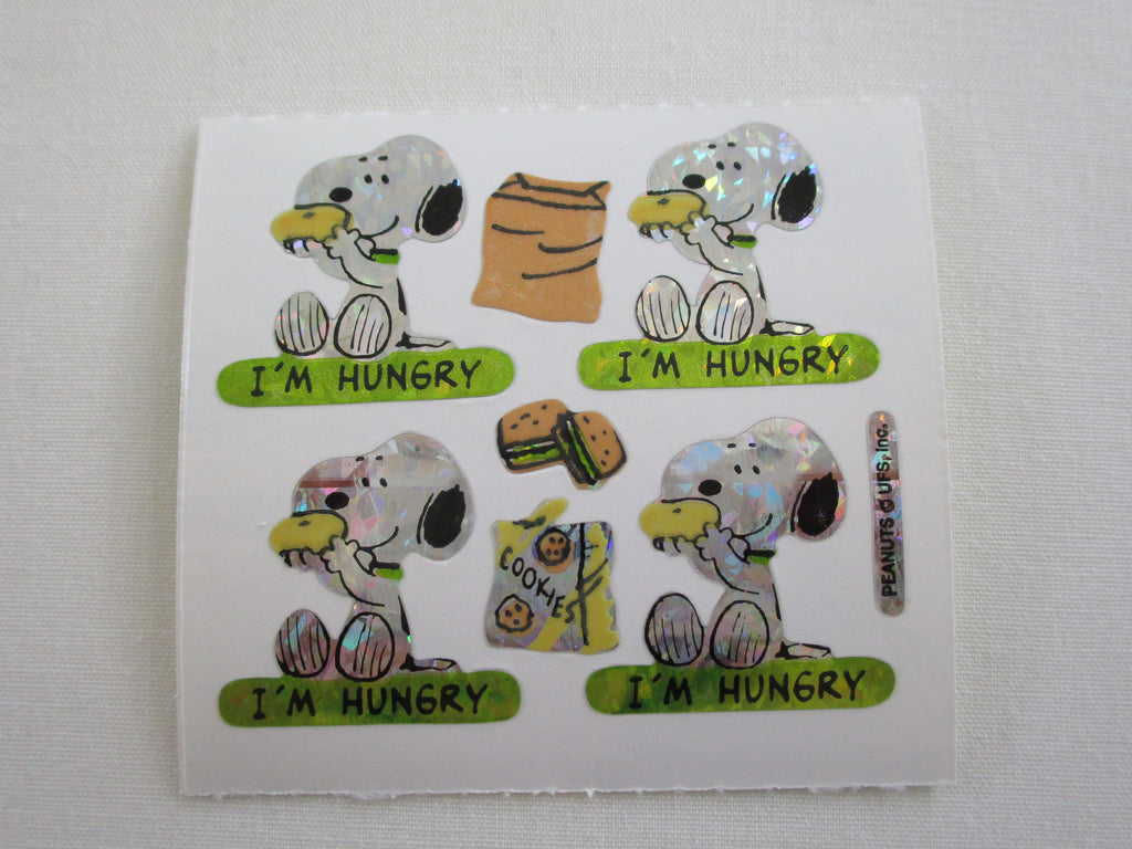 STICKERMAGIC Peanut Snoopy Cookies Sticker Sheet / Module - Vintage & Collectible - Scrapbooking Gift