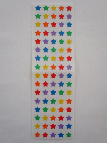 Mrs Grossman Rainbow Stars Sticker Sheet / Module - Vintage & Collectible