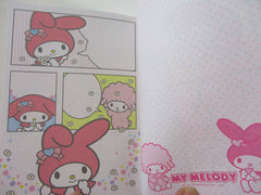 Cute Kawaii HTF Vintage Sanrio My Melody 3.5 x 5 Inch Notepad / Memo Pad - Stationery Designer Paper Collection Preowned New
