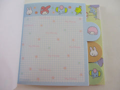 Cute Kawaii HTF Vintage Sanrio My Melody 4.25 x 4.25 Inch Notepad / Memo Pad - Stationery Designer Paper Collection Preowned New