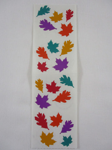 Mrs Grossman Autumn Fall Leaves Sticker Sheet / Module - Vintage & Collectible