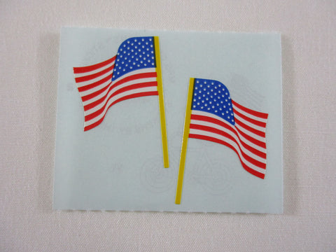 Mrs Grossman USA Flag Sticker Sheet / Module - Vintage & Collectible
