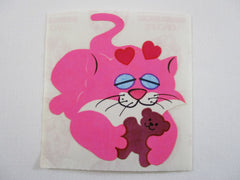 Sandylion Cat and Bear Sticker Sheet / Module - Vintage & Collectible