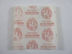 Sandylion Cat and Bear Sticker Sheet / Module - Vintage & Collectible