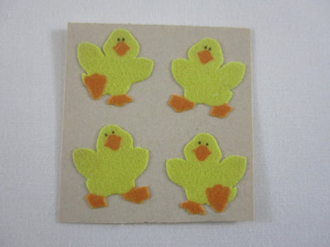Sandylion Duck Fuzzy Sticker Sheet / Module - Vintage & Collectible