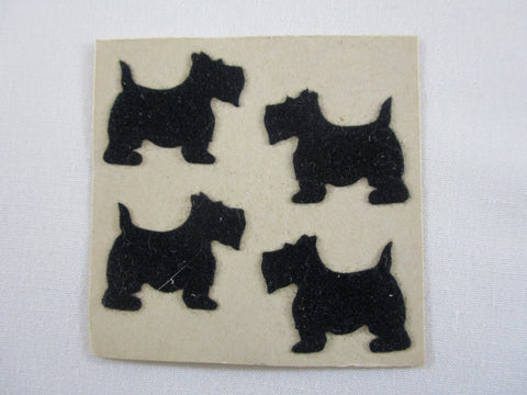 Sandylion Dog Fuzzy Sticker Sheet / Module - Vintage & Collectible