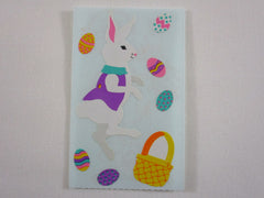 Mrs Grossman Easter Rabbit Egg Basket Sticker Sheet / Module - Vintage & Collectible - Stationery Journal Scrapbook Diary Notebook Planner Schedule Gift