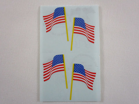 Mrs Grossman USA Flag Sheet / Module - Vintage & Collectible - Stationery Journal Scrapbook Diary Notebook Planner Schedule Gift