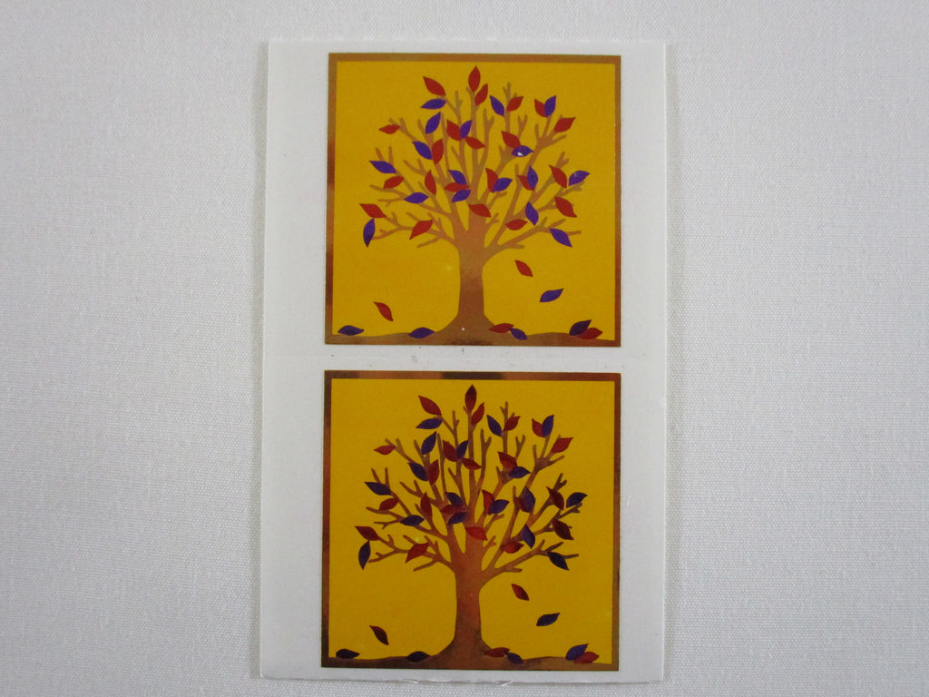Mrs Grossman Autumn Tree Sticker Sheet / Module - Vintage & Collectible - Stationery Journal Scrapbook Diary Notebook Planner Schedule Gift