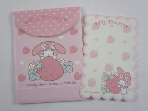 Cute Kawaii Sanrio My Melody Mini Letter Set / Note Envelope Set - Small Writing Note Envelope Set Stationery