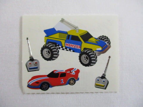Mrs Grossman R/C Car Toy B Sticker Sheet / Module - Vintage & Collectible - for Scrapbook Journal Planner Diary Notebook Decor Gift