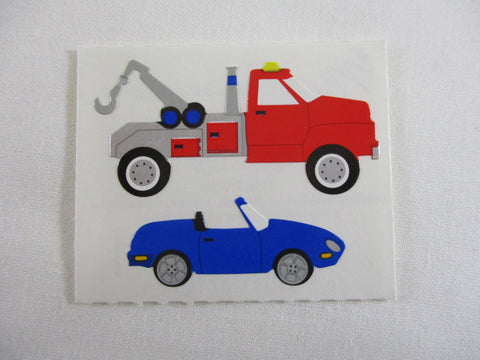 Mrs Grossman Tow Trucks Car C Sticker Sheet / Module - Vintage & Collectible - for Scrapbook Journal Planner Diary Notebook Decor Gift