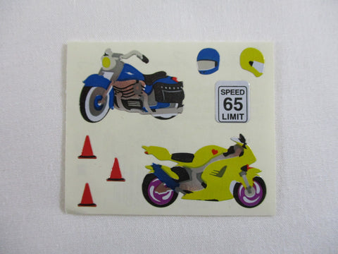 Mrs Grossman Motorcycles A Sticker Sheet / Module - Vintage & Collectible - for Scrapbook Journal Planner Diary Notebook Decor Gift
