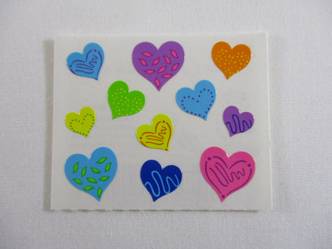 Mrs Grossman Hearts B Sticker Sheet / Module - Vintage & Collectible