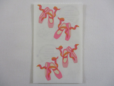 Mrs Grossman Ballet Pointe Shoes Sticker Sheet / Module - Vintage & Collectible - Stationery Journal Scrapbook Diary Notebook Planner Schedule Gift