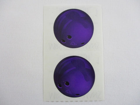 Mrs Grossman Bowling Ball Sticker Sheet / Module - Vintage & Collectible - for Scrapbook Journal Planner Diary Notebook Decor Gift