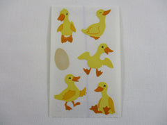 Mrs Grossman Delightful Ducks Sticker Sheet / Module - Vintage & Collectible - Stationery Journal Scrapbook Diary Notebook Planner Schedule Gift