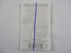 Mrs Grossman Delightful Ducks Sticker Sheet / Module - Vintage & Collectible - Stationery Journal Scrapbook Diary Notebook Planner Schedule Gift