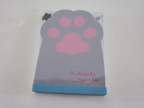 Vintage Rare VHTF - Cute Kawaii San-X Kutusita Nyanko Cat Mini Notepad / Memo Pad - A - Stationery Penpal Gift