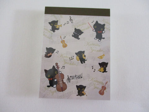 Vintage Rare VHTF - Cute Kawaii San-X Kutusita Nyanko Cat Mini Notepad / Memo Pad - H - Stationery Penpal Gift