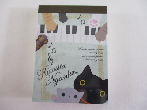 Vintage Rare VHTF - Cute Kawaii San-X Kutusita Nyanko Cat Mini Notepad / Memo Pad - K - Stationery Penpal Gift
