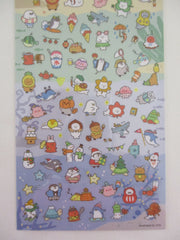 Cute Kawaii Mind Wave Ori Ocean Animal Fish Whale Shark Dressed Up Season Sticker Sheet - for Journal Planner Craft Diary Gift Schedule