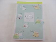 Cute Kawaii Birds Mofu Mofu 4 x 6 Inch Notepad / Memo Pad - Stationery Designer Paper Collection