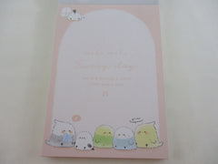 Cute Kawaii Birds Mofu Mofu 4 x 6 Inch Notepad / Memo Pad - Stationery Designer Paper Collection