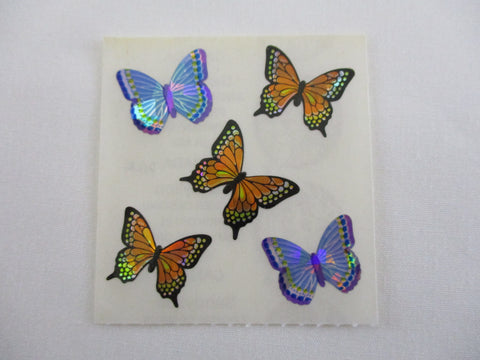 Sandylion Butterfly Prismatic Sticker Sheet / Module - Vintage & Collectible