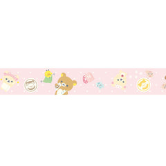 Cute Kawaii San-X Rilakkuma Washi / Masking Deco Tape - B - for Scrapbooking Journal Planner Craft Schedule Agenda