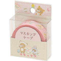 Cute Kawaii San-X Rilakkuma Washi / Masking Deco Tape - B - for Scrapbooking Journal Planner Craft Schedule Agenda