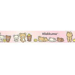 Cute Kawaii San-X Rilakkuma Washi / Masking Deco Tape - D - for Scrapbooking Journal Planner Craft Schedule Agenda